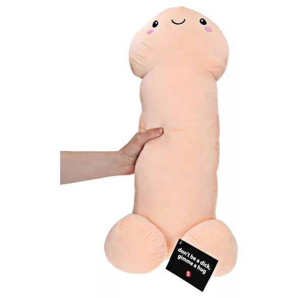 Kæledyrs penispude - plys - 60cm - natur