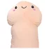Kæledyrs penispude - plys - 60cm - natur
