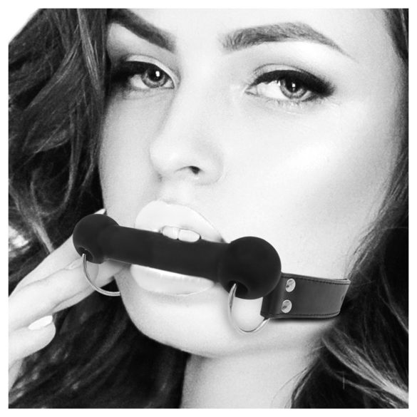 Ouch! - mundgag benformet - silikone sort