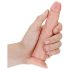 RealRock Slim - realistisk dildo - 15,5 cm (natur)