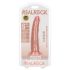 RealRock Slim - realistisk dildo - 15,5 cm (natur)