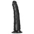 RealRock - realistisk dildo - slankt design - 15,5cm sort