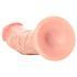 RealRock - Naturlig dildo med sugekop, 15,5 cm