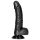 RealRock - realistisk dildo med sugekop - sort 15,5cm