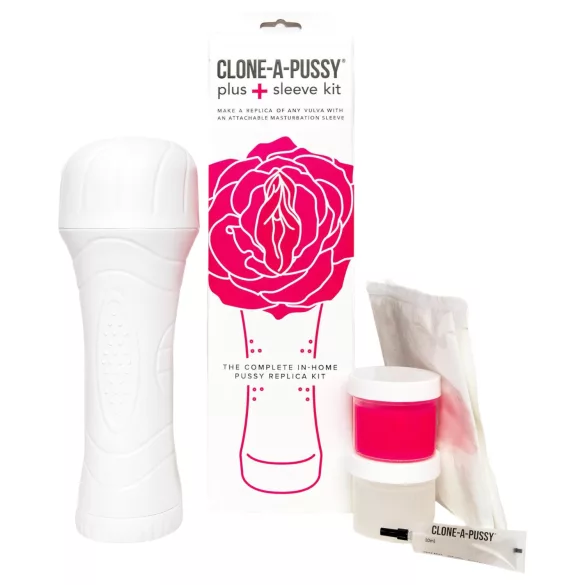 Clone-a-Pussy - vaginalafstøbningssæt med manchet - pink