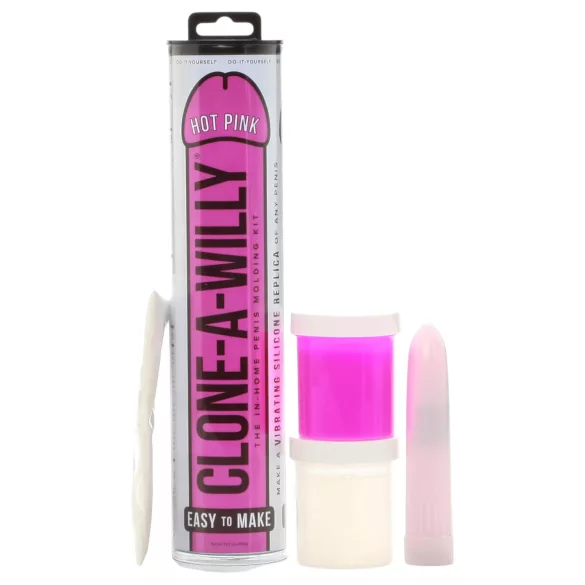 Clone-a-Willy - penisafstøbningssæt med vibrator - pink
