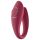 Raytech Rose - genopladelig, vandtæt parvibrator (rød)
