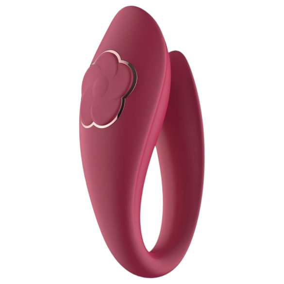 Raytech Rose - genopladelig, vandtæt parvibrator (rød)