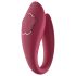 Raytech Rose - genopladelig, vandtæt parvibrator (rød)