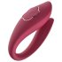 Raytech Rose - genopladelig, vandtæt parvibrator (rød)