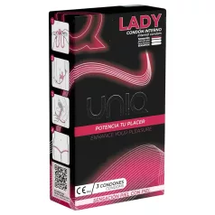Uniq Lady - kvindekondom - 3 stk