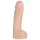 Doc Johnson Vac-U-Lock Hung 12 - realistisk dildo med testikler (hudfarvet)