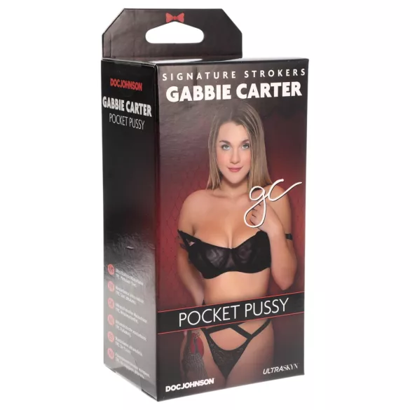 Doc Johnson Gabbie Carter - realistisk masturbator - Ultraskyn - natur