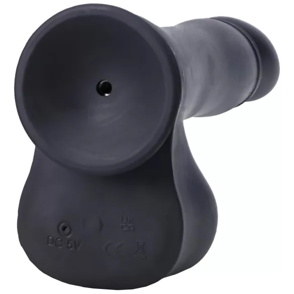 Doc Johnson - mini stempelmaskine vibrator - fjernbetjent - sort