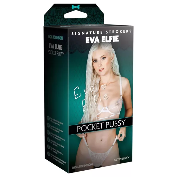 Doc Johnson Eva Elfie - realistisk masturbator - Ultraskyn - natur