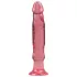 Crystal Jellies - analdildo med sugekop (pink)