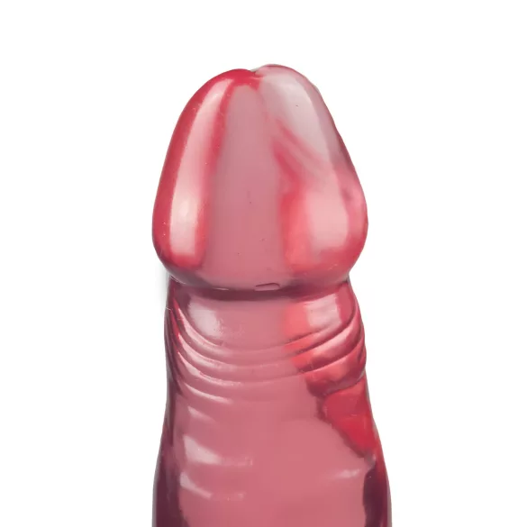 Crystal Jellies - analdildo med sugekop (pink)