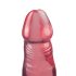 Crystal Jellies - sugekop anal dildo (pink)