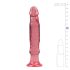 Crystal Jellies - sugekop anal dildo (pink)