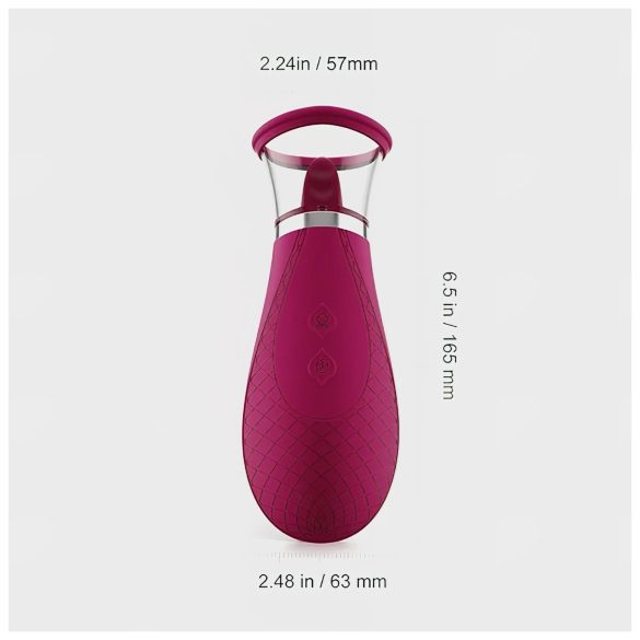 Honey Play Box Scioness - klitorisvibrator med sug og slikkeffekt - pink