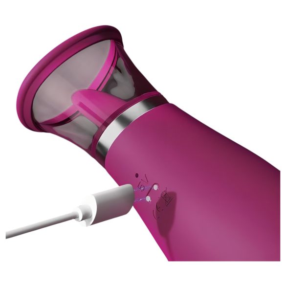 Honey Play Box Scioness - klitorisvibrator med sug og slikkeffekt - pink