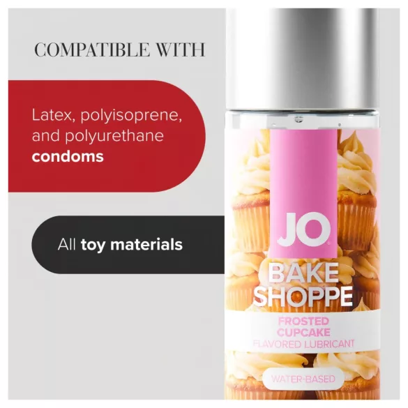 System JO Bake Shoppe - smagsat glidecreme, glasur-muffin (60 ml)