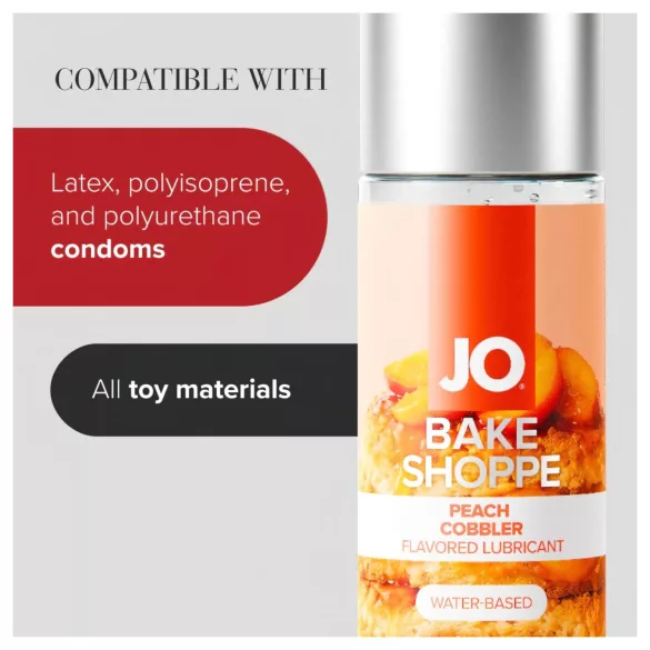 System JO Bake Shoppe - smagsat glidecreme, ferskenpai (60 ml)