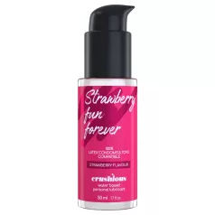 Crushious - vandbaseret glidecreme, jordbær (50 ml)