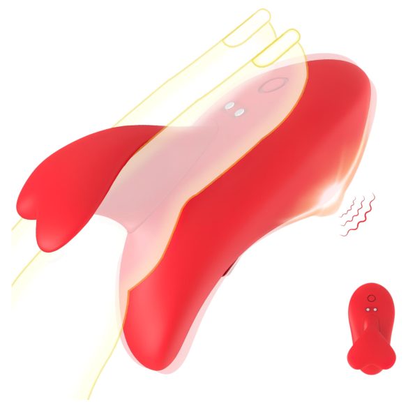 Bestoy - finger vibrator - genopladelig - rød