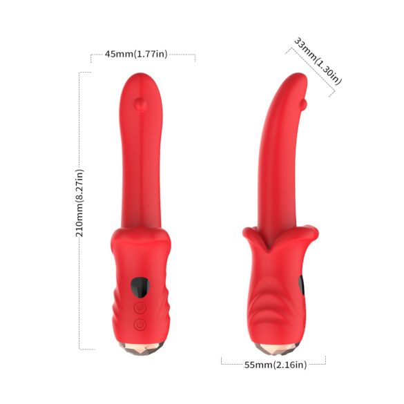 Bestoy - G-punkt vibrator - vandtæt - rød