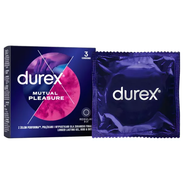 Durex Mutual Pleasure - forsinkende kondomer (3 stk.)