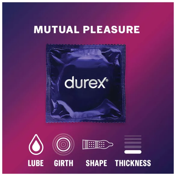 Durex Mutual Pleasure - forsinkende kondomer (3 stk.)