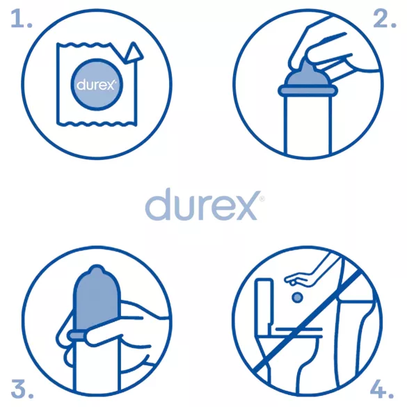Durex Mutual Pleasure - forsinkende kondomer (3 stk.)