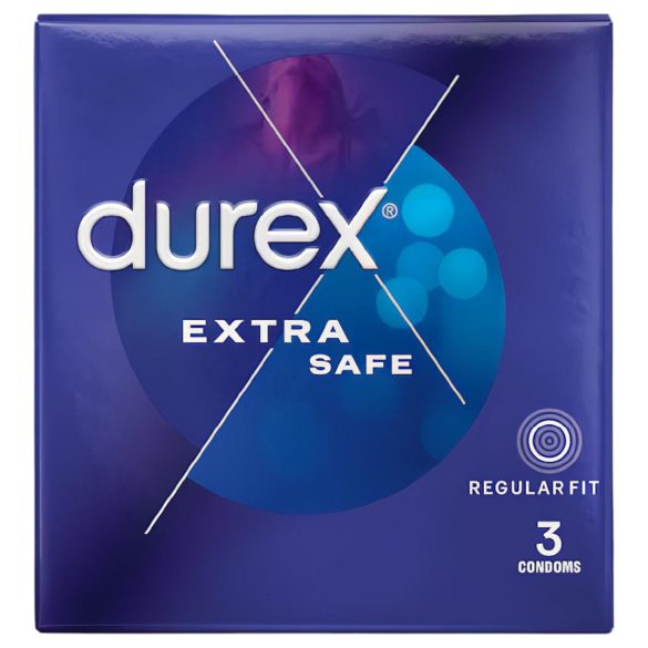 Durex - kondomer - ekstra sikkerhed - 3 stk