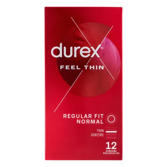 Durex Feel Thin - kondomer - ekstra tynde for følsomhed - 12 stk