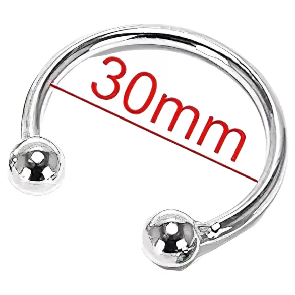 Rustfrit metal peniskradering - til forsinkelse af ejakulation (30 mm)