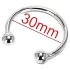 Rustfrit metal peniskradering - til forsinkelse af ejakulation (30 mm)