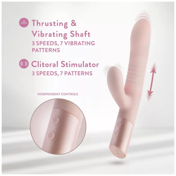 Blush Fraya - klitorisvibrator med stødfunktion - pink