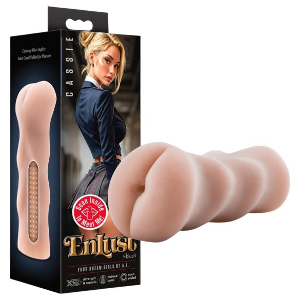 Enlust Cassie - kunstig numse - med AI-billeder - naturfarve