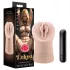 Enlust Destini - masturbator med vibration - kunstig vagina - natur