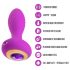 Oh My Gem – Vibrerende analplugs med sten (lilla)