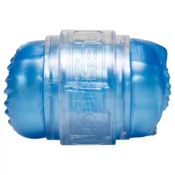 Fleshlight Quickshot Vantage - gennemsigtig dobbelt masturbator (blå)
