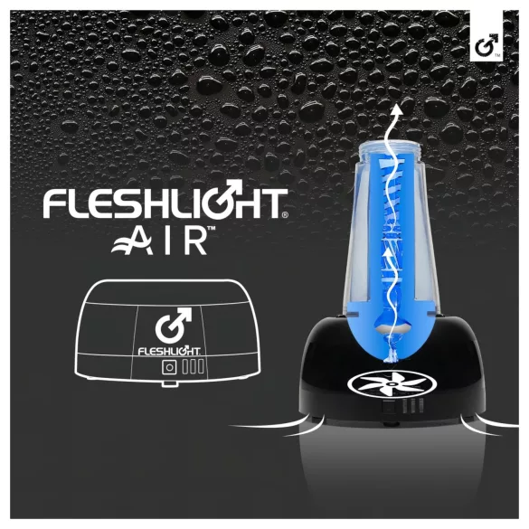 Fleshlight Air - automatisk masturbator-tørrer (sort)