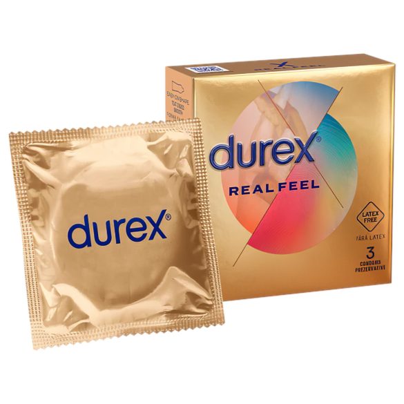 Durex Real Feel - latexfri kondomer - 3 stk
