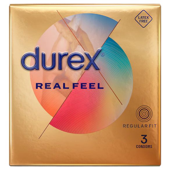 Durex Real Feel - latexfri kondomer - 3 stk