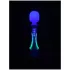 Paradise Illumination - lysende massage‑wand vibrator (hvid)