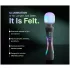 Paradise Illumination - lysende massage‑wand vibrator (hvid)