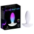 Paradise Illumination - lysende vibrerende anal plug (hvid)