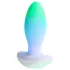 Paradise Illumination - lysende vibrerende anal plug (hvid)