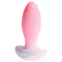 Paradise Illumination - lysende vibrerende anal plug (hvid)